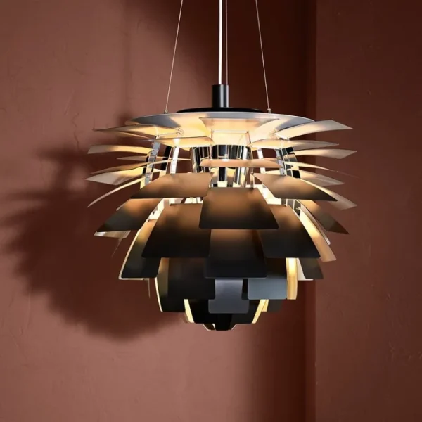 Louis Poulsen Deckenleuchten-PH Artischoke, 600 mm, schwarz