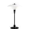 GUBI Tischlampen-Louis Poulsen Tischleuchte PH 2/1, schwarz metallic