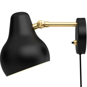 &Tradition Wandleuchten-Louis Poulsen VL38 LED-Wandleuchte, schwarz