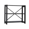 Woud Regale-Lundia Classic Offenes Regal, niedrig, schwarz