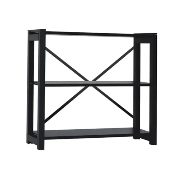 Woud Regale-Lundia Classic Offenes Regal, niedrig, schwarz