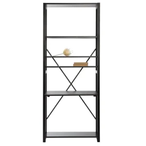 Lundia Schreibtische Und Raumtrenner | Regale^Classic Regal mit Arbeitsfläche, Schwarz
