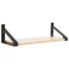 Lundia Regale-Classic Wandregal, 50 × 30 cm, Schwarz - Natur