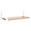 Lundia Regale-Classic Wandregal, 50 × 30 cm, Weiß - Braun