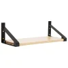 Lundia Regale-Classic Wandregal, 40 × 30 cm, Schwarz - Natur
