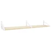 Montana Furniture Regale-Lundia Classic Wandregal, 2 Stück, Weiß/Natur