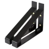 Lundia Regale-Classic Wandregalhalterung, 30 cm, 2 Stück, Schwarz