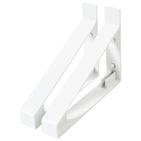 Lundia Regale-Classic Wandregalhalterung, 30 cm, 2 Stück, Weiß