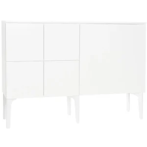 Lundia Aufbewahrungsmöbel-Fuuga Sideboard, 128 cm, Weiß – Weiß