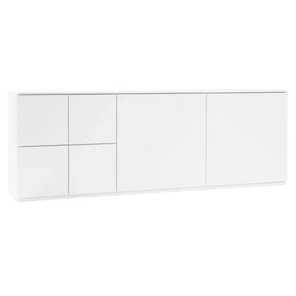 Lundia Aufbewahrungsmöbel-Fuuga Sideboard, 192 cm, mit Sockel, Weiß