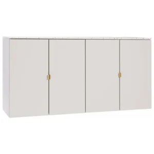 Lundia Aufbewahrungsmöbel-Fuuga Sideboard, 128 cm, Wandmontage, Kaschmir - Terrazzo - Mess