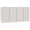 Lundia Aufbewahrungsmöbel-Fuuga Sideboard, 128 cm, Wandmontage, Kaschmir - Terrazzo