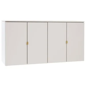 Lundia Aufbewahrungsmöbel-Fuuga Sideboard, 128 cm, Wandmontage, Kaschmir - Messing