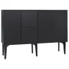 Woud Aufbewahrungsmöbel-Lundia Fuuga Sideboard, 128 cm, Schwarz