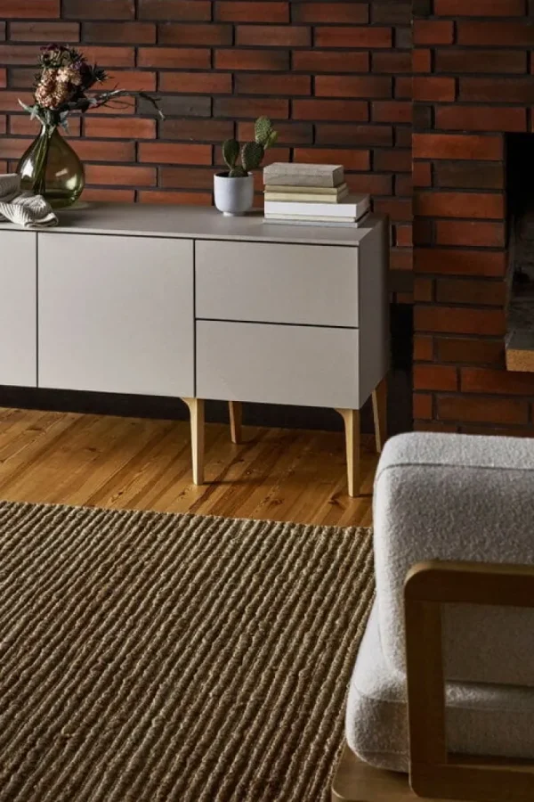Lundia Aufbewahrungsmöbel-Fuuga Sideboard, 144 cm, Kaschmir - Eiche
