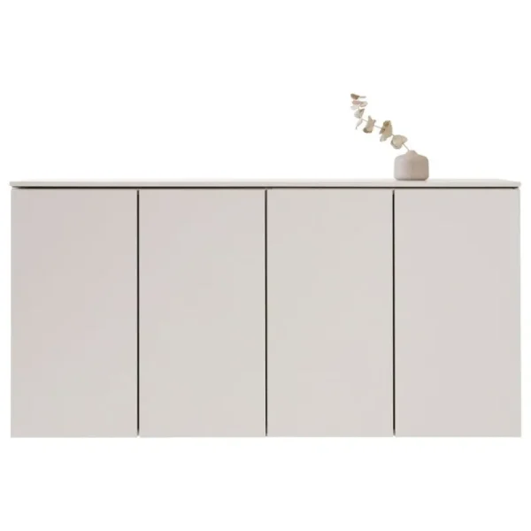 Lundia Aufbewahrungsmöbel-Fuuga Sideboard, 128 cm, Wandmontage, Kaschmir