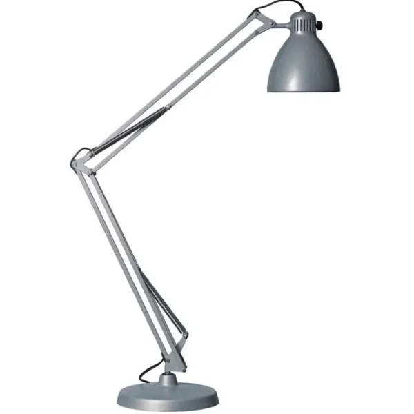Jieldu00e9 Schreibtischlampen-Luxo Lampenfuß L-1, aluminiumgrau