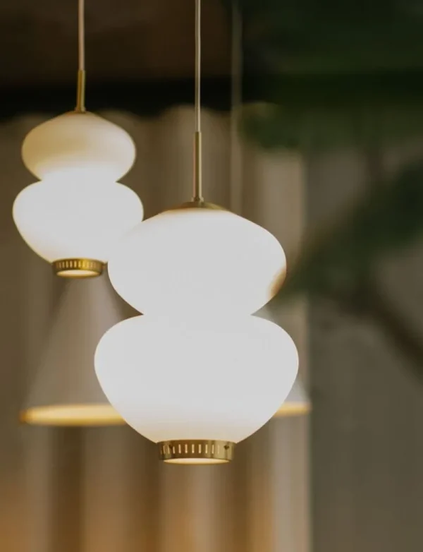 Normann Copenhagen Deckenleuchten-LYFA Peanut Pendelleuchte, 175 mm, Weiß