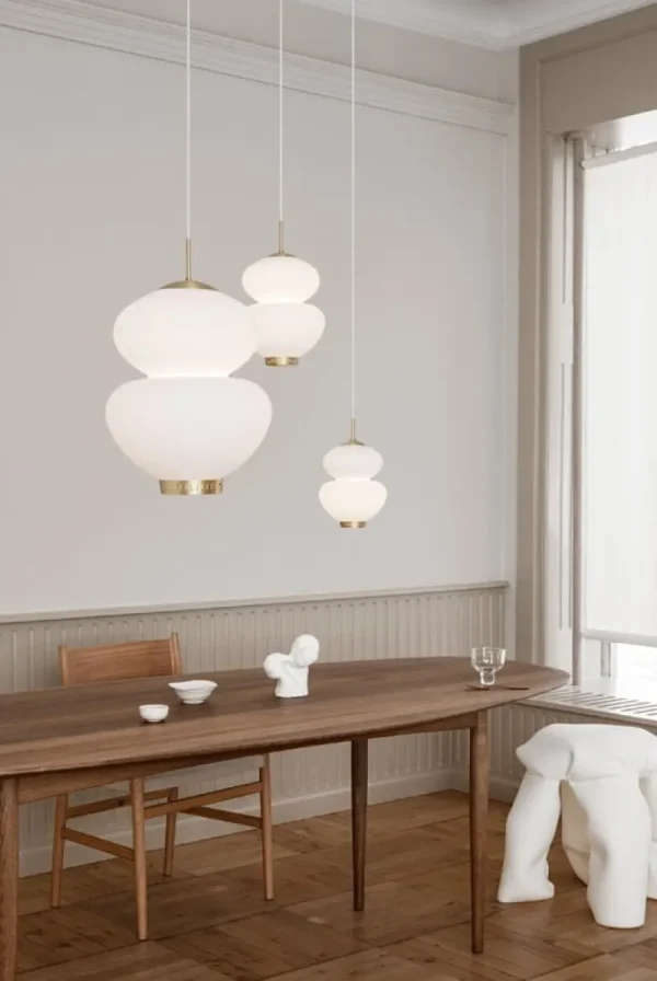 Normann Copenhagen Deckenleuchten-LYFA Peanut Pendelleuchte, 175 mm, Weiß