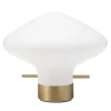 AGO Tischlampen-LYFA Repose Tischleuchte 175, Opal - Messing