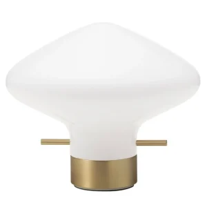 AGO Tischlampen-LYFA Repose Tischleuchte 175, Opal - Messing