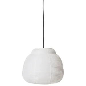 Nuura Deckenleuchten-Made By Hand Papier Single Pendelleuchte, 40 cm, Weiß
