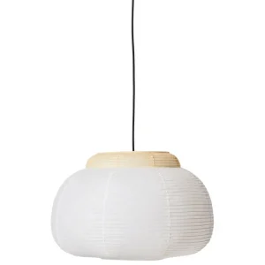 Louis Poulsen Deckenleuchten-Made By Hand Papier Single Pendelleuchte, 52 cm, Hellgelb