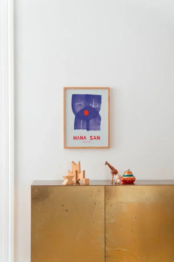 Kinder MADO Kinderzimmereinrichtung | Poster Und Pinnwände^Hana San Poster, 30 x 40 cm