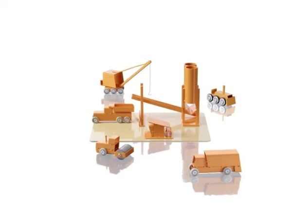 Kinder Magis Spielzeug | Kinderzimmereinrichtung^ArcheToys, Bagger, Orange