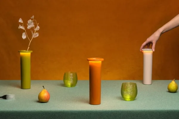 Magis Vasen | Tragbare Lampen-Bouquet Leuchte, tragbar, Karamell