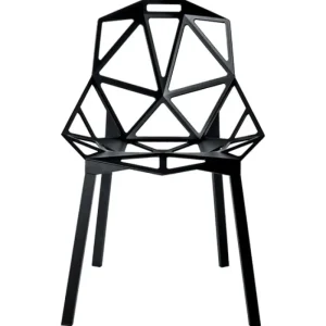 Magis Terrassenmöbel | Sitzgelegenheiten^Chair_One, Schwarz - Beine aus lackiertem Aluminium
