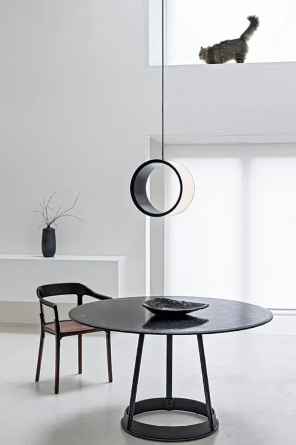 Muuto Deckenleuchten-Magis Lost Pendelleuchte, L, Schwarz - Weiß