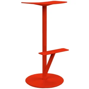 Fredericia Sitzgelegenheiten-Magis Sequoia Barhocker, 76 cm, korallenrot