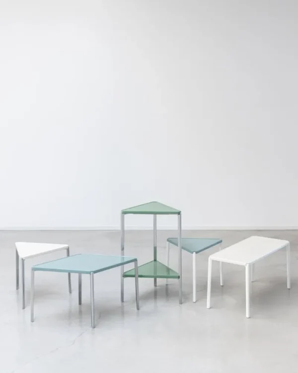 Magis Terrassenmöbel | Tische^Tambour Tisch, niedrig, 44 cm, Weiß