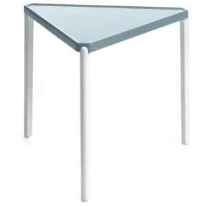 Magis Terrassenmöbel | Tische^Tambour Tisch, niedrig, 44 cm, Weiß - Hellblau