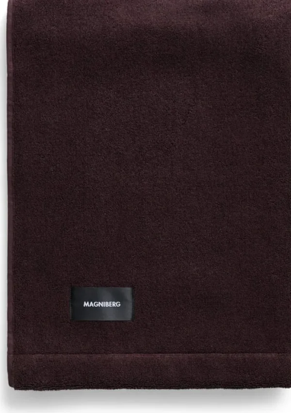 Magniberg Badezimmertextilien^Gelato Badelaken, 100 x 180 cm, Cherry Brown