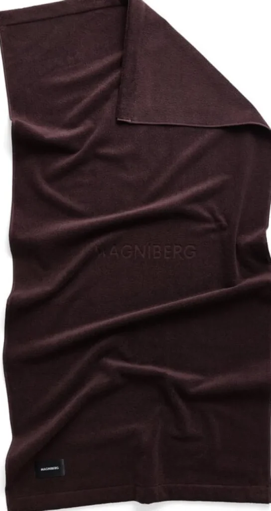 Magniberg Badezimmertextilien^Gelato Badelaken, 100 x 180 cm, Cherry Brown