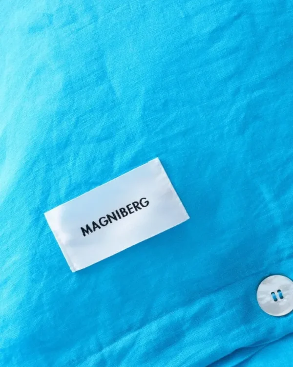 Magniberg Bettwäsche^Mother Linen Bettdeckenbezug, Tanzblau