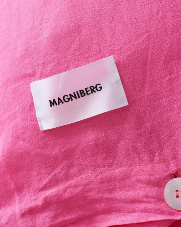 Magniberg Bettwäsche^Mother Linen Bettbezug, fröhliches Pink
