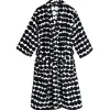 Marimekko Badezimmertextilien^Bademantel Räsymatto, schwarz - weiß
