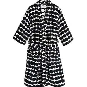 Marimekko Badezimmertextilien^Bademantel Räsymatto, schwarz - weiß