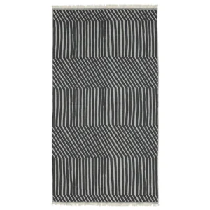 Marimekko Auf Reisen | Badezimmertextilien^Badetuch Kalasääski, 100 x 180 cm, naturweiß - anthrazit