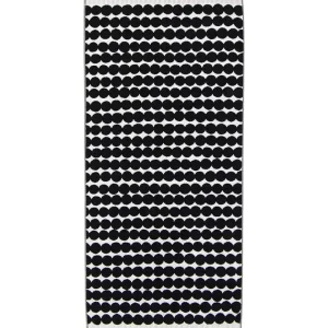 Marimekko Badezimmertextilien^Badetuch Räsymatto, schwarz - weiß