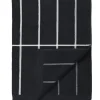 Marimekko Badezimmertextilien^Badetuch Tiiliskivi, schwarz - weiß