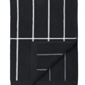 Marimekko Badezimmertextilien^Badetuch Tiiliskivi, schwarz - weiß