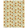 Marimekko Stoffe^Baumwollstoff Pieni Unikko, Baumwolle - salbei - warmes Orange
