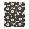 Marimekko Decken Und Überwürfe^Überwurf Unikko, 130 x 180 cm,  weiß - schwarz