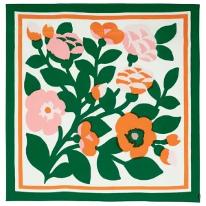 Marimekko Tischwäsche | Tischwäsche^Green Green Tischdecke, 140 x 140 cm, weiß - grün - pink - orange