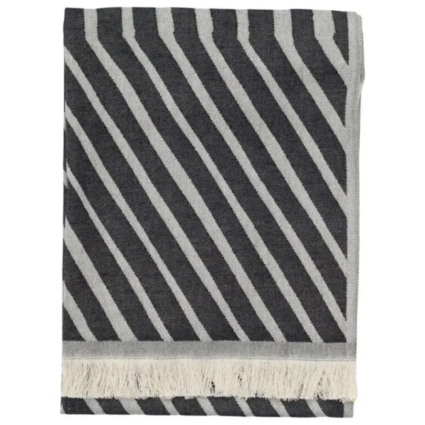 Marimekko Badezimmertextilien^Handtuch Kalasääski, 50 x 100 cm, naturweiß - anthrazit