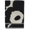 Marimekko Badezimmertextilien^Handtuch Unikko, Baumwolle – Dunkelblau